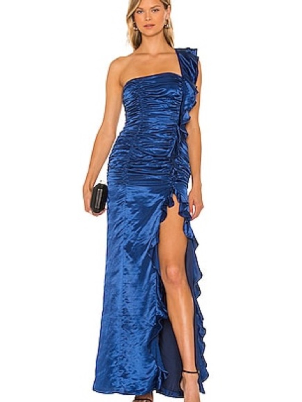 MAJORELLE Angelita long dress- Sapphire blue Size Small